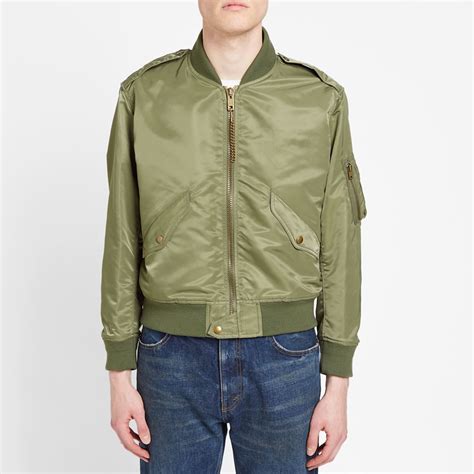 Celine MA1 Military Bomber Jacket Olive 